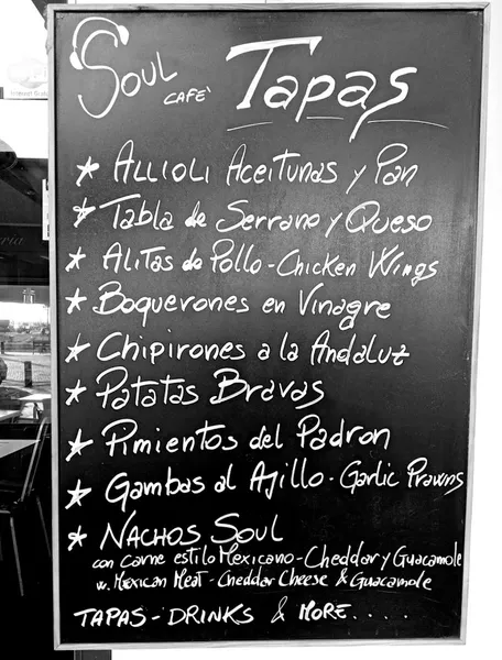menu 0 of Soul Restaurante Café