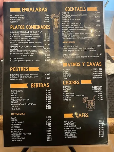 menu 0 of Cafetería RODÉS