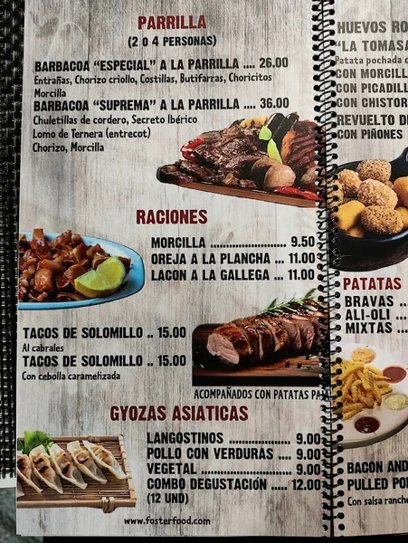 menu 0 of Restaurante La Tomasa