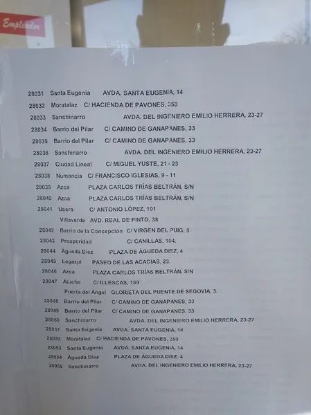 menu 1 of Bar La Ciénaga