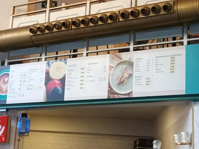 menu 1 of Café de la Rivière