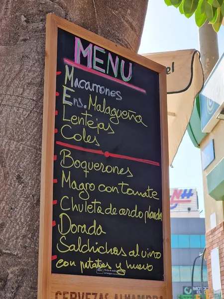 menu 2 of Restaurante El Viso