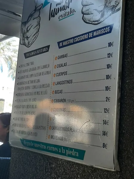menu 0 of El Tapeíto