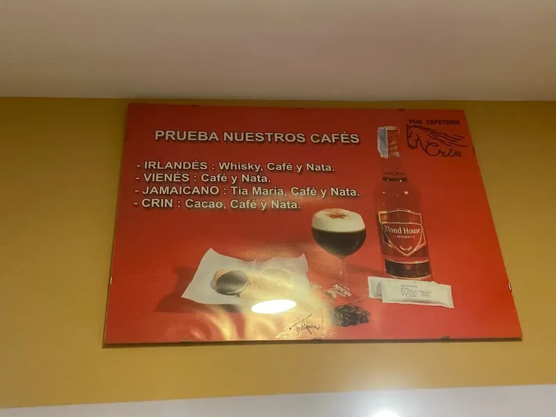 menu 0 of Cafetería Crin