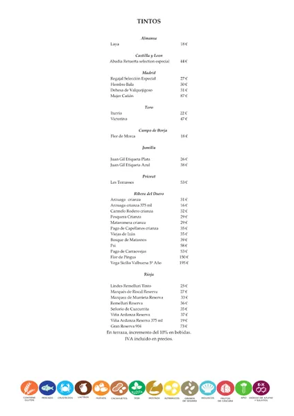 menu 0 of Restaurante Meet Getafe
