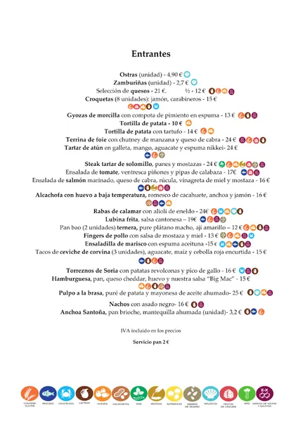 menu 1 of Restaurante Meet Getafe