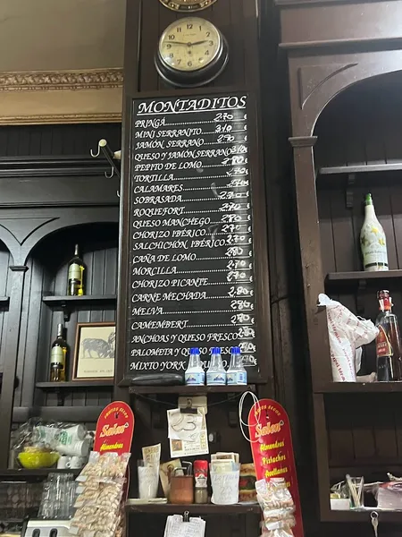 menu 0 of Bar Santa Cruz “Las Columnas”