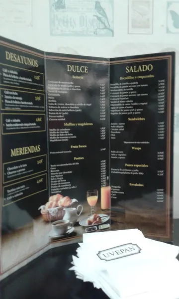 menu 1 of Uvepan