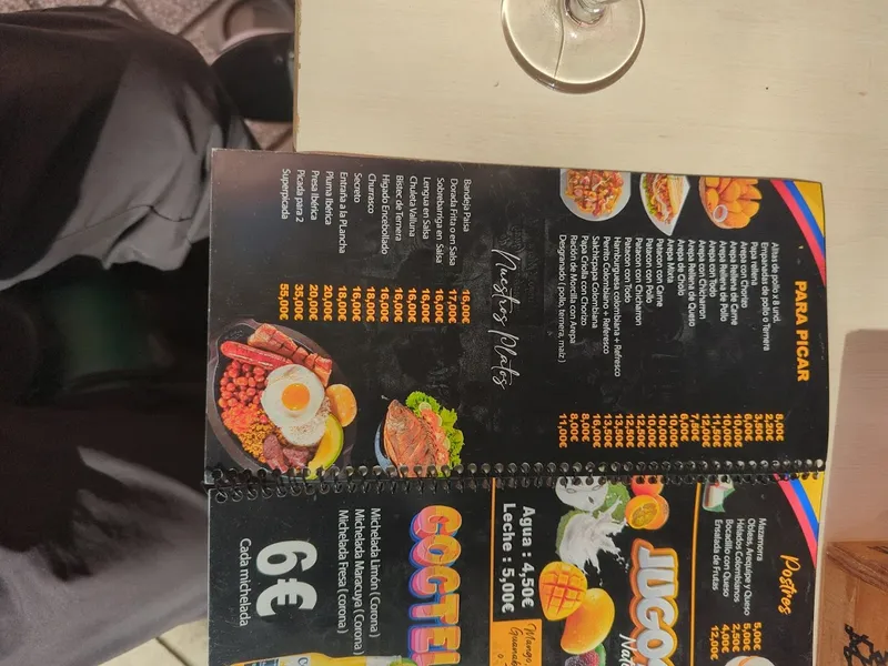menu 1 of Restaurante El Rincón Paisa