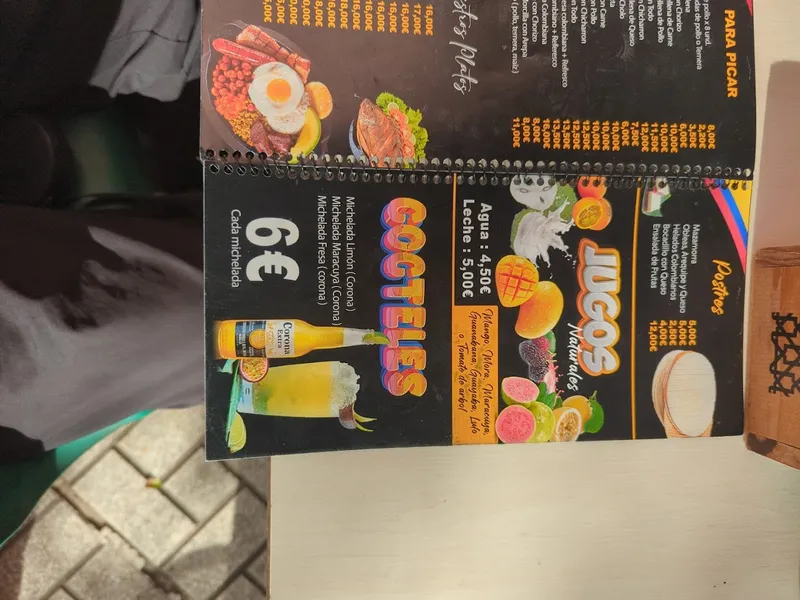 menu 2 of Restaurante El Rincón Paisa