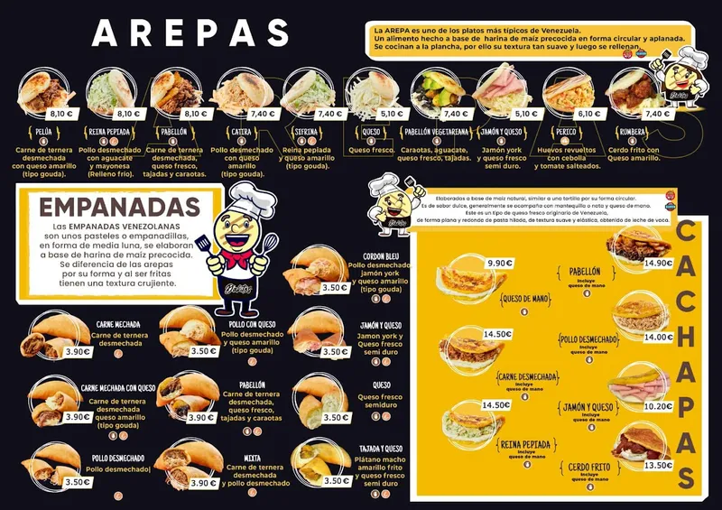 menu 1 of Dakitos