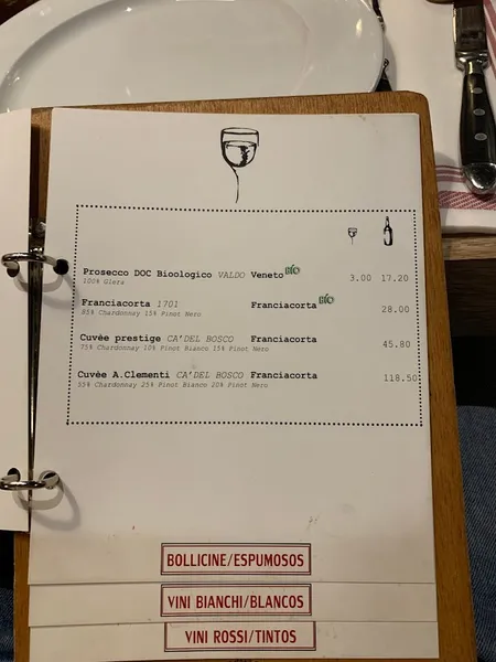 menu 0 of Alimentari
