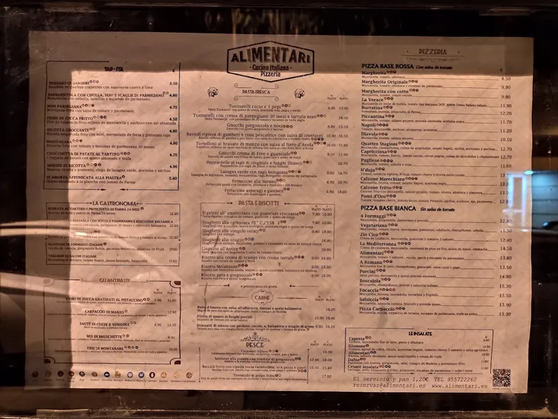 menu 2 of Alimentari
