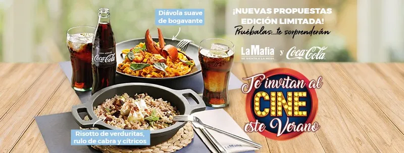 menu 1 of La Mafia se sienta a la mesa