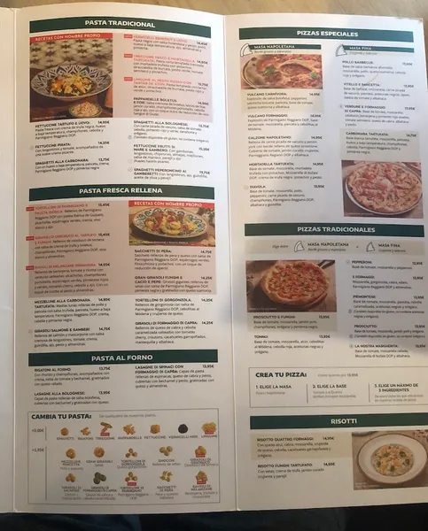 menu 0 of Ginos