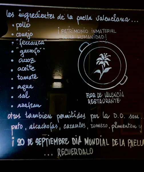 menu 2 of Restaurante Flor de Valencia | Arrocería