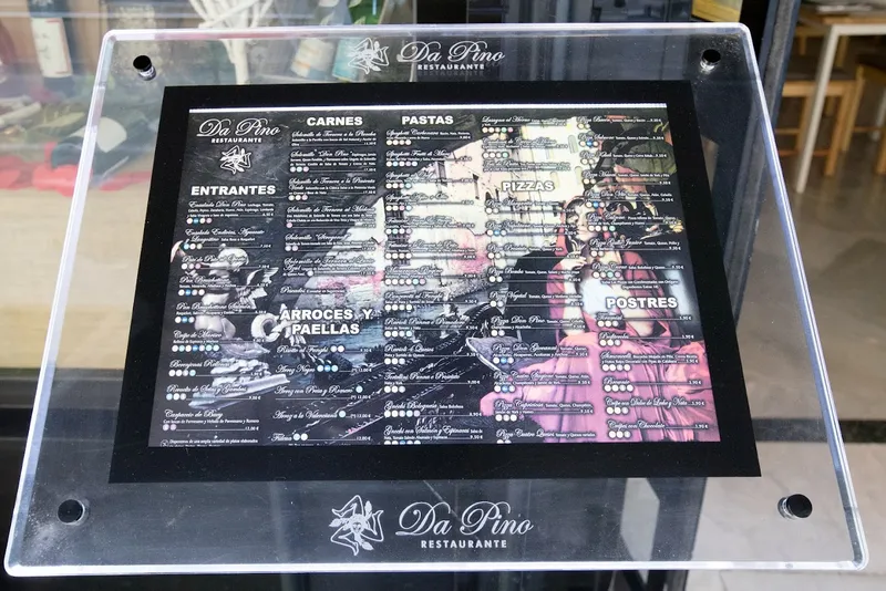 menu 1 of Restaurante Da Pino