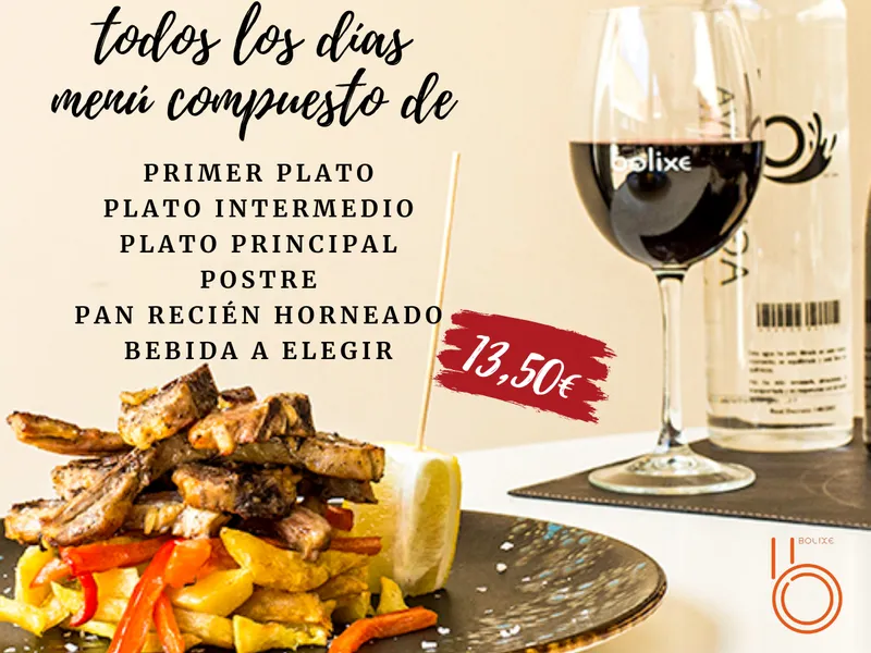 menu 0 of Restaurante Asador BOLIXE Cocina Esencial