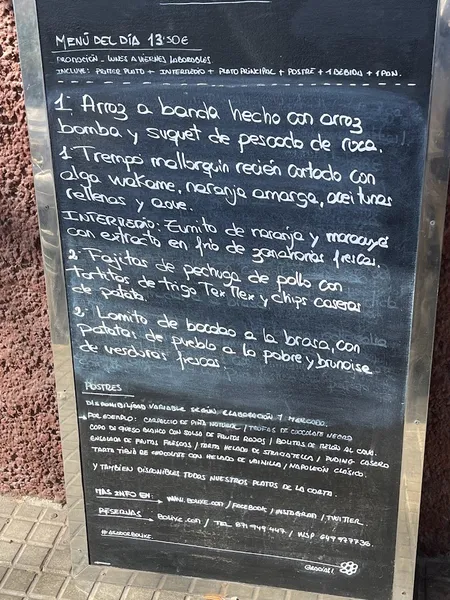 menu 2 of Restaurante Asador BOLIXE Cocina Esencial