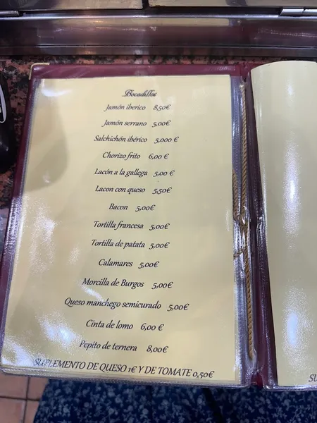 menu 2 of Restaurante Ribeira Sacra
