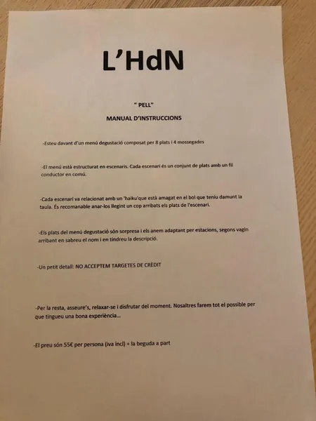 menu 1 of L'home dels Nassos