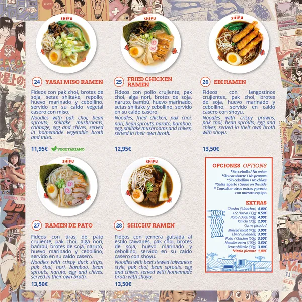 menu 0 of Ramen Shifu - Logroño