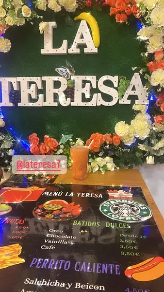 menu 1 of Restaurante La Teresa