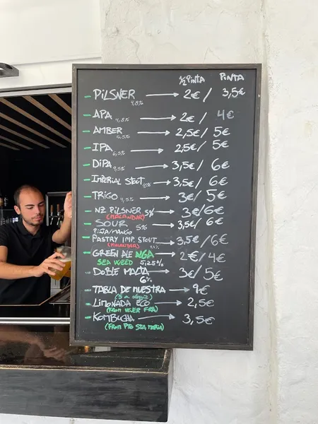 menu 1 of Cervecería Esparte El Puerto