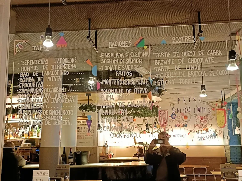menu 1 of La Musa Malasaña