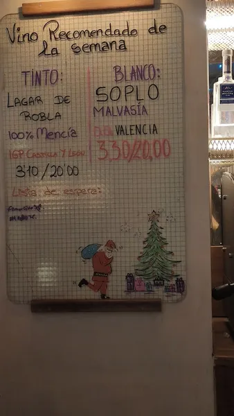 menu 2 of La Musa Malasaña