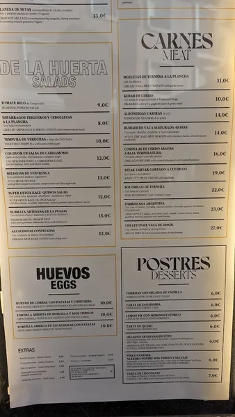 menu 0 of La Pescadería