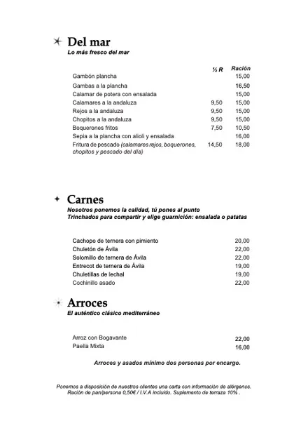 menu 0 of Cerveceria el Pasaje