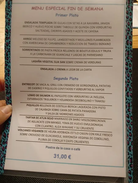 menu 2 of Restaurante Sua San