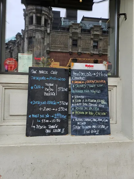 menu 1 of San Marcos B&K