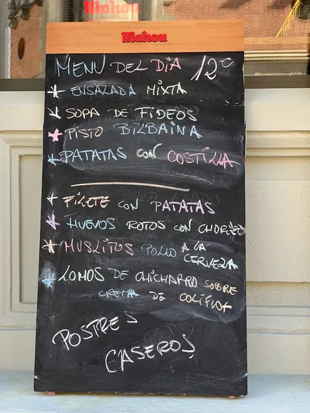 menu 2 of San Marcos B&K
