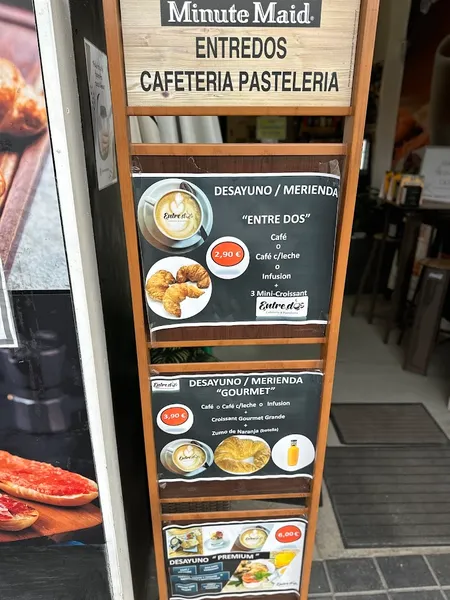 menu 1 of ENTRE DOS Cafetería y Pastelería