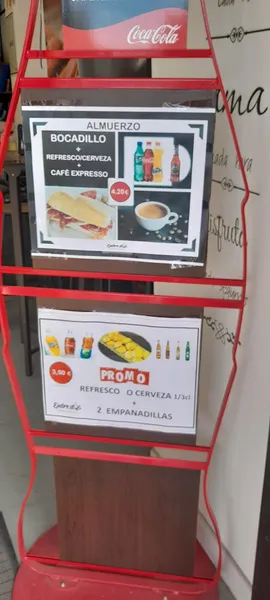 menu 2 of ENTRE DOS Cafetería y Pastelería