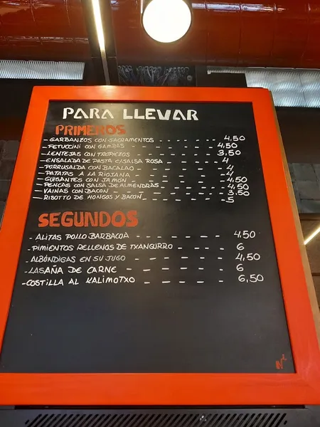 menu 0 of Bar Santutxu