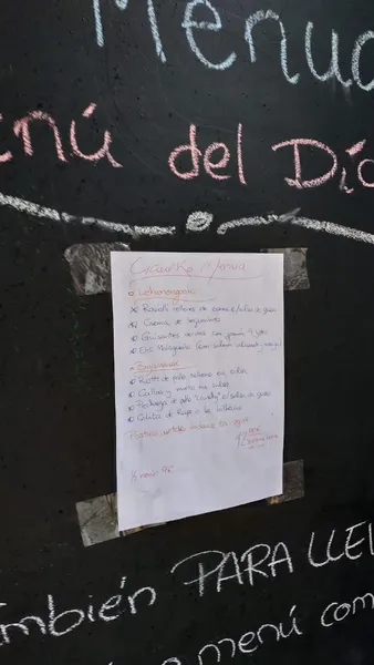 menu 2 of Santutxu Bai Batzokia