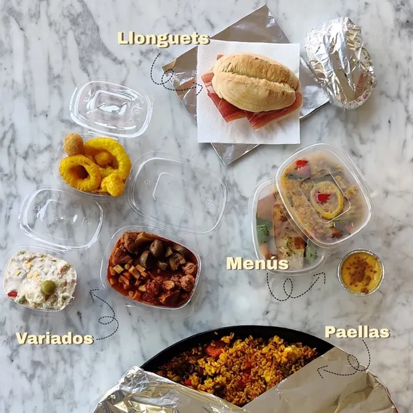 menu 1 of La Llubinense