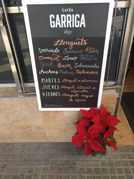 menu 0 of La Llubinense