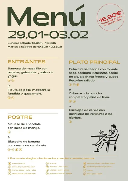 menu 0 of BOIRA Restaurante