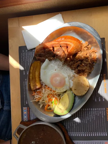 menu 2 of El Palacio de las Arepas