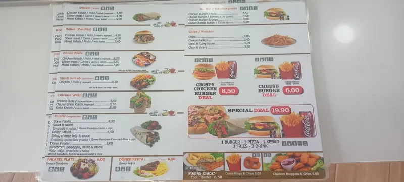 menu 0 of Restaurante Perla Halal