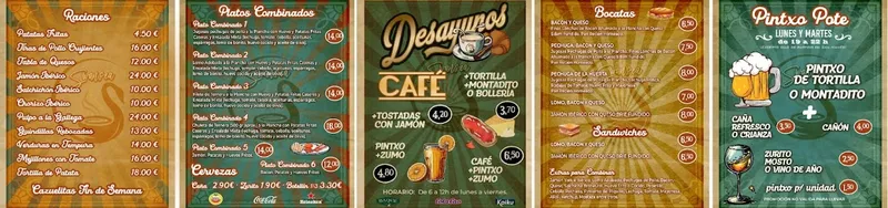 menu 0 of Swansea Cafetería Restaurante
