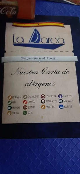 menu 0 of Bar La Barca