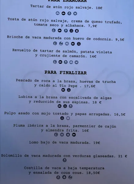 menu 0 of Restaurante Poxao Sevilla