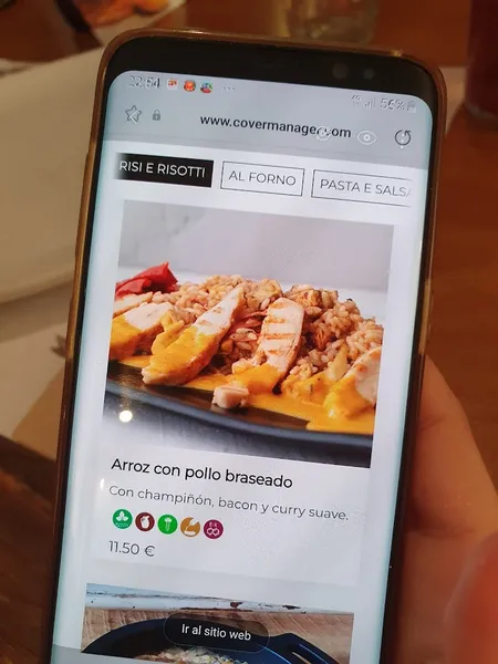 menu 0 of La Mafia se sienta a la mesa