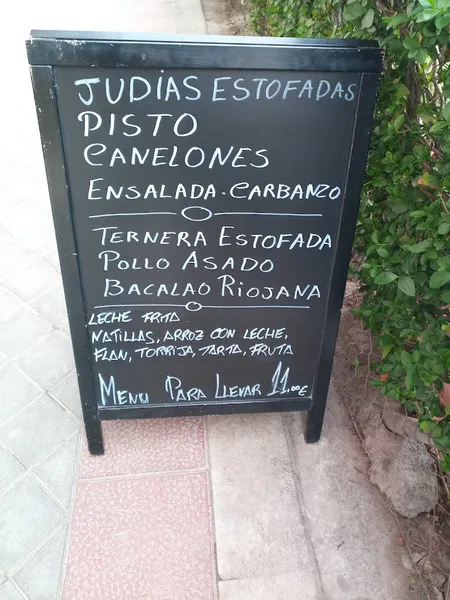 menu 1 of Bar Restaurante Los Toledanos