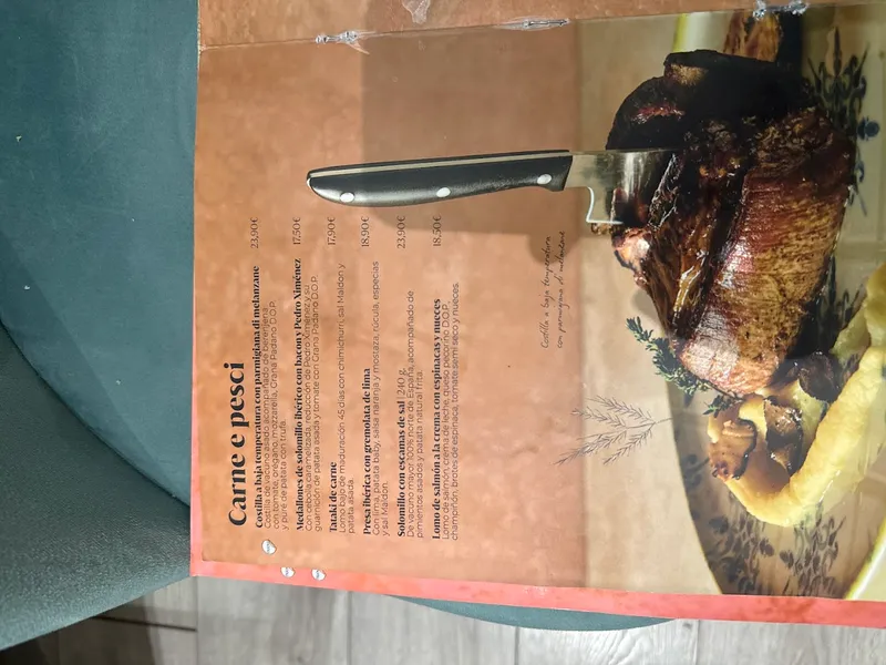 menu 1 of La Mafia se sienta a la mesa